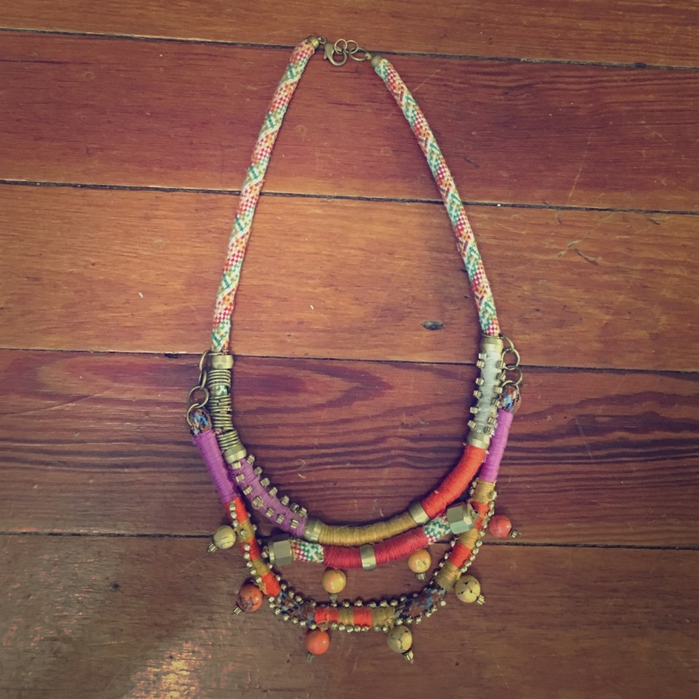 Anthropologie Tribal Necklace